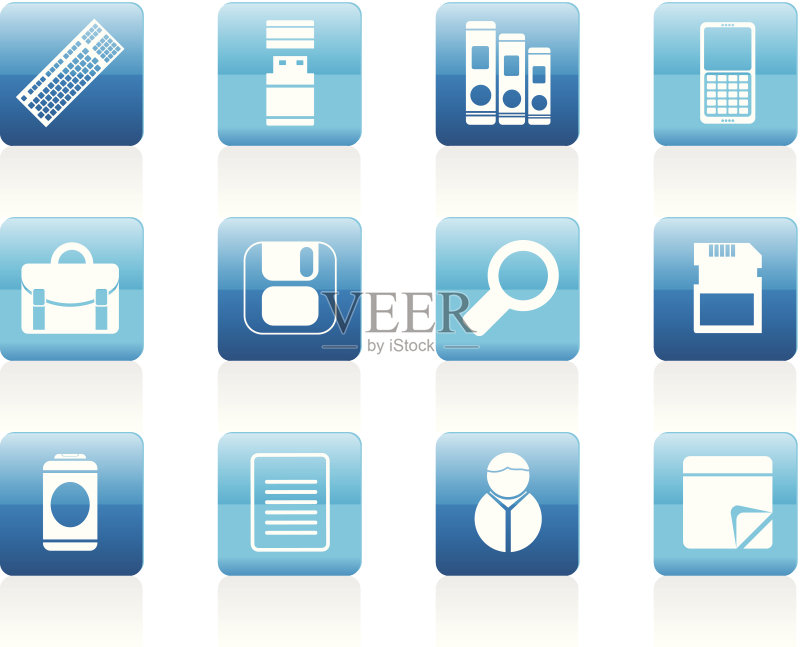 办公工具图标图标素材