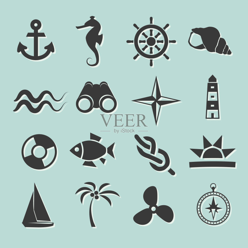 海洋图标图标素材