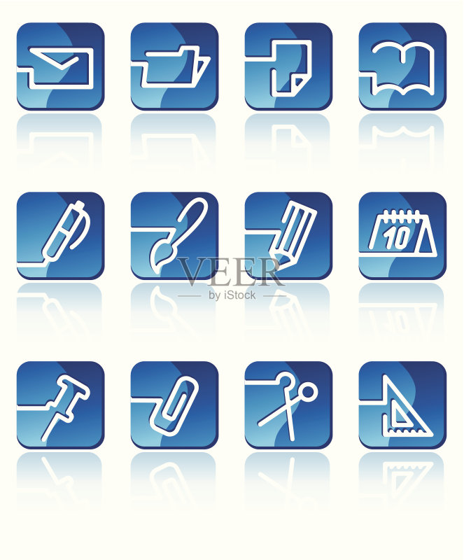 文具和办公图标图标素材