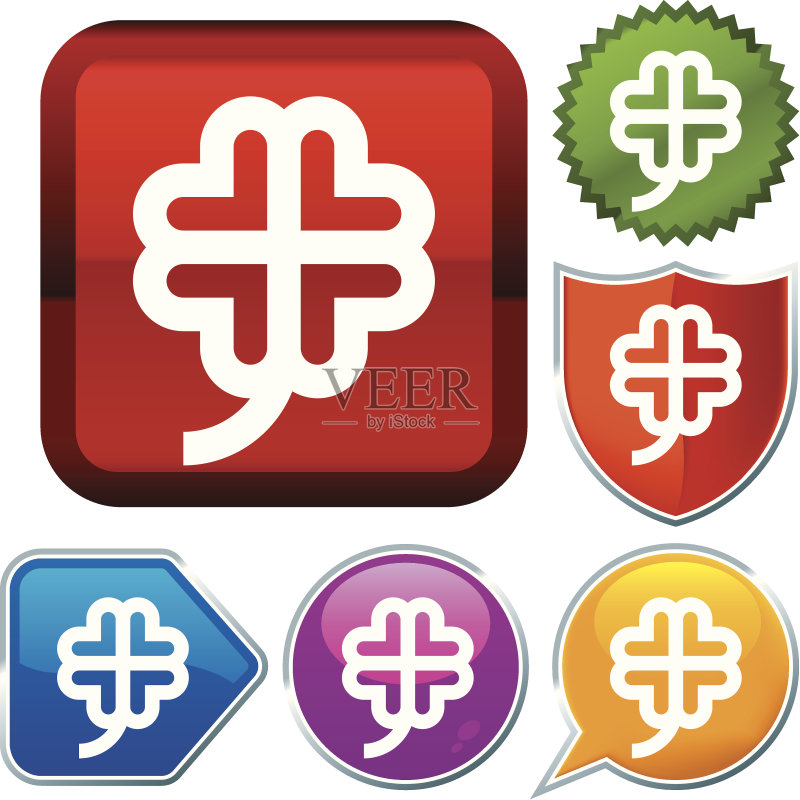 幸运图标系列图标素材