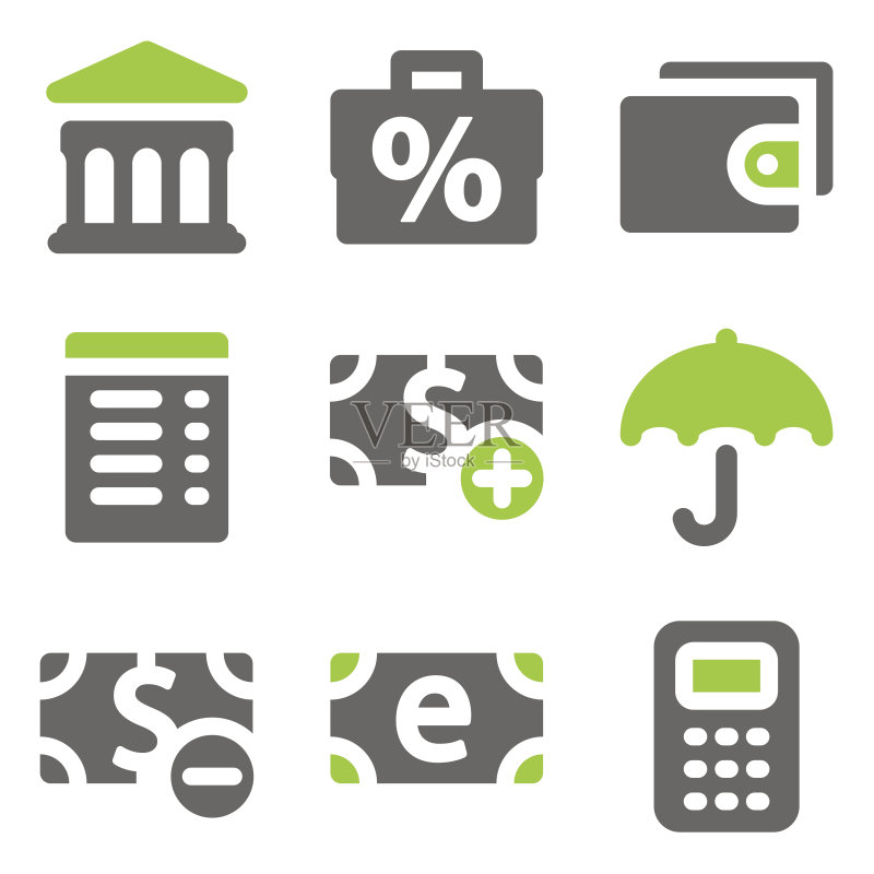 金融网页图标第二辑图标素材