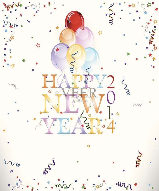 新年的背景正版模板素材