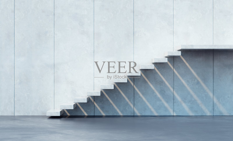 极简主义风格的楼梯正版图片素材