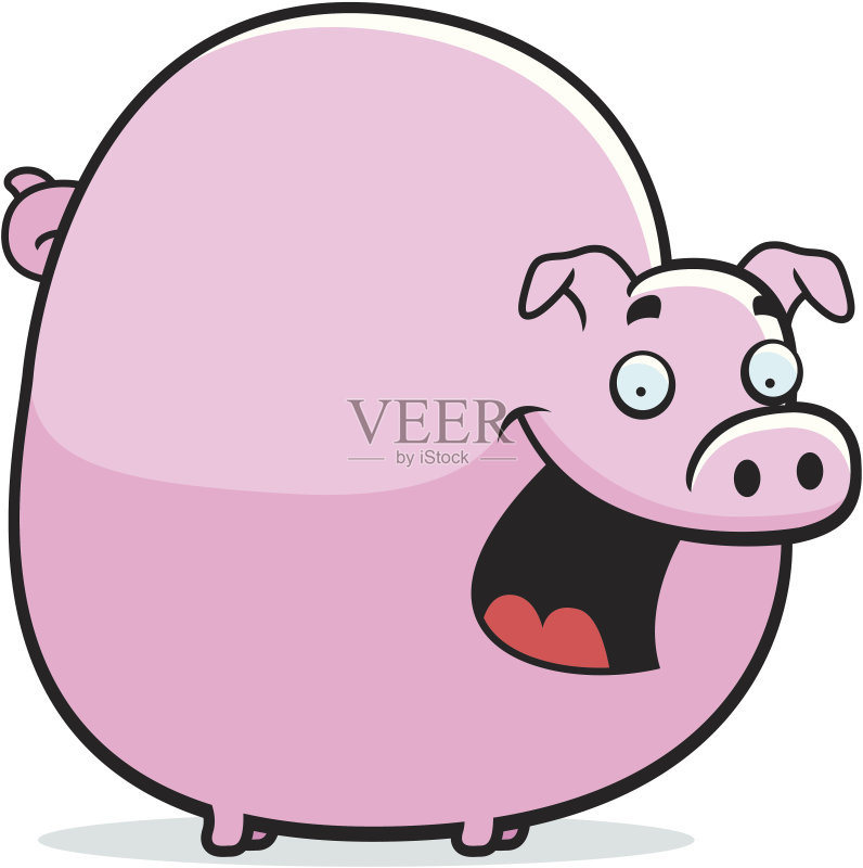 胖猪正版元素素材