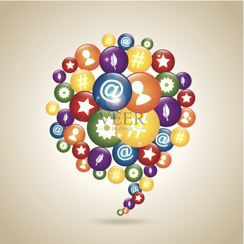 Web图标:云朵图标素材