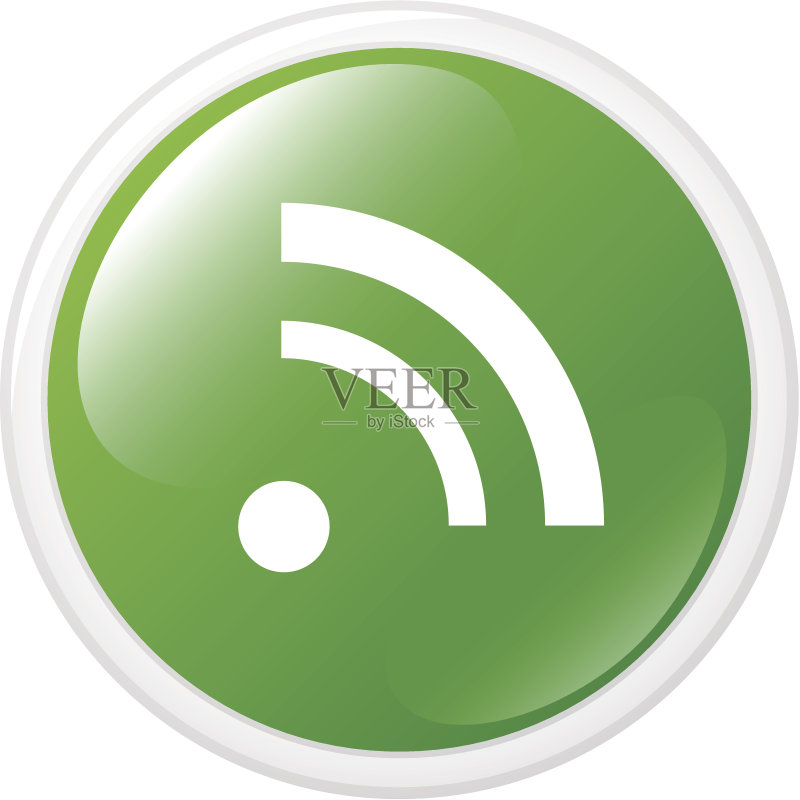 Rss矢量图标按钮图标素材