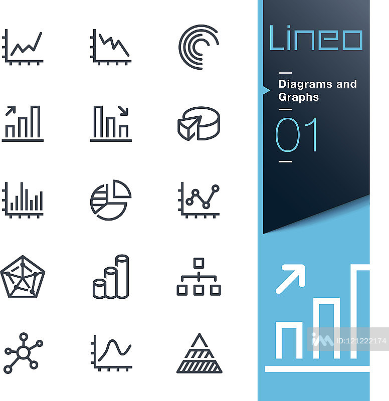 图表线条图标图标素材