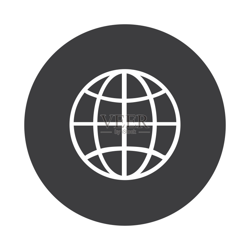向量现代灰色圆圈图标图标素材