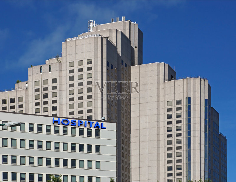 大型医院的建筑正版图片素材