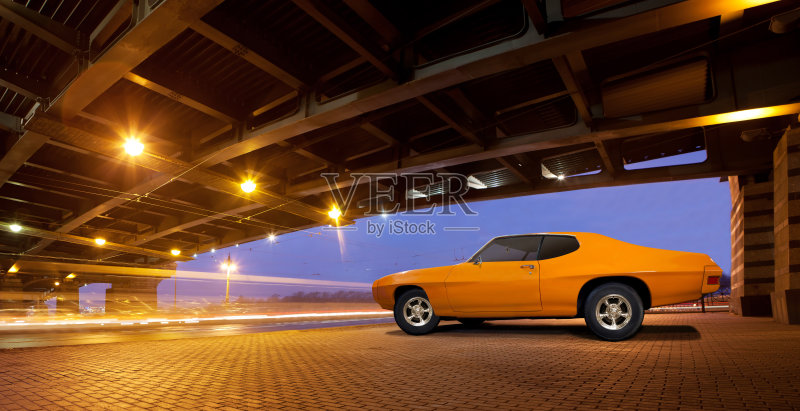 肌肉车。正版图片素材