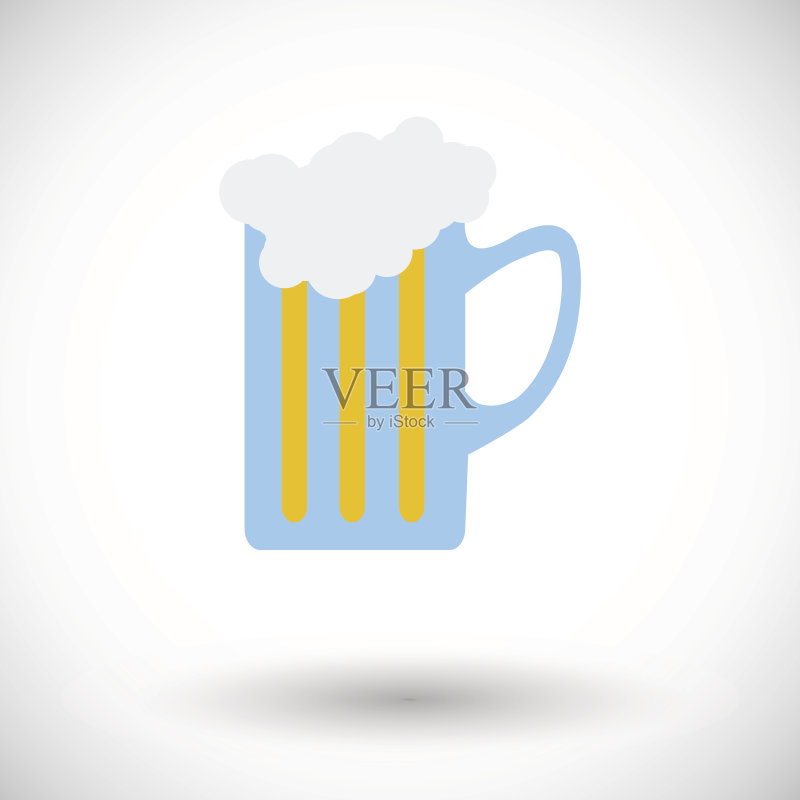 扁平风格啤酒图标图标素材