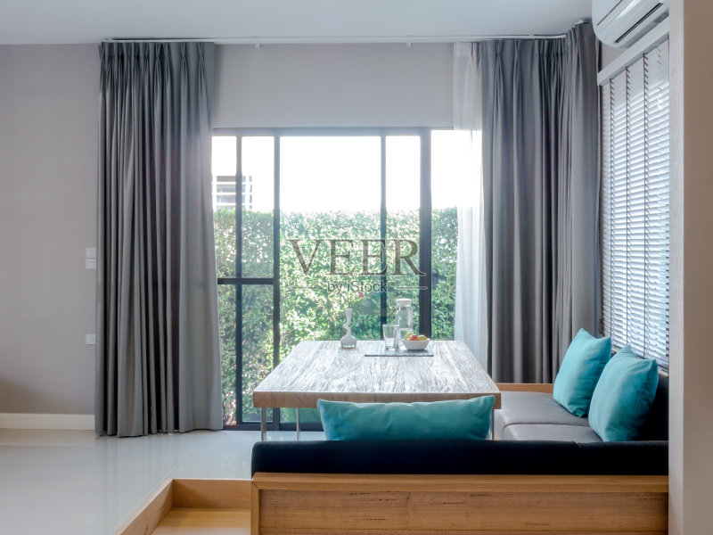 现代餐厅室内设计/家装理念正版图片素材