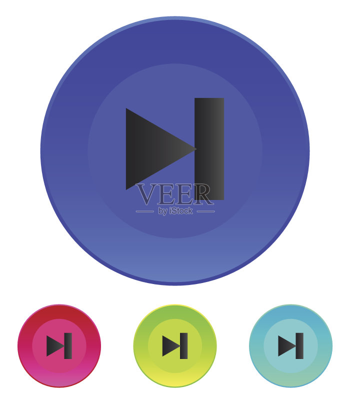 下一个音轨Web图标,媒体播放器图标素材