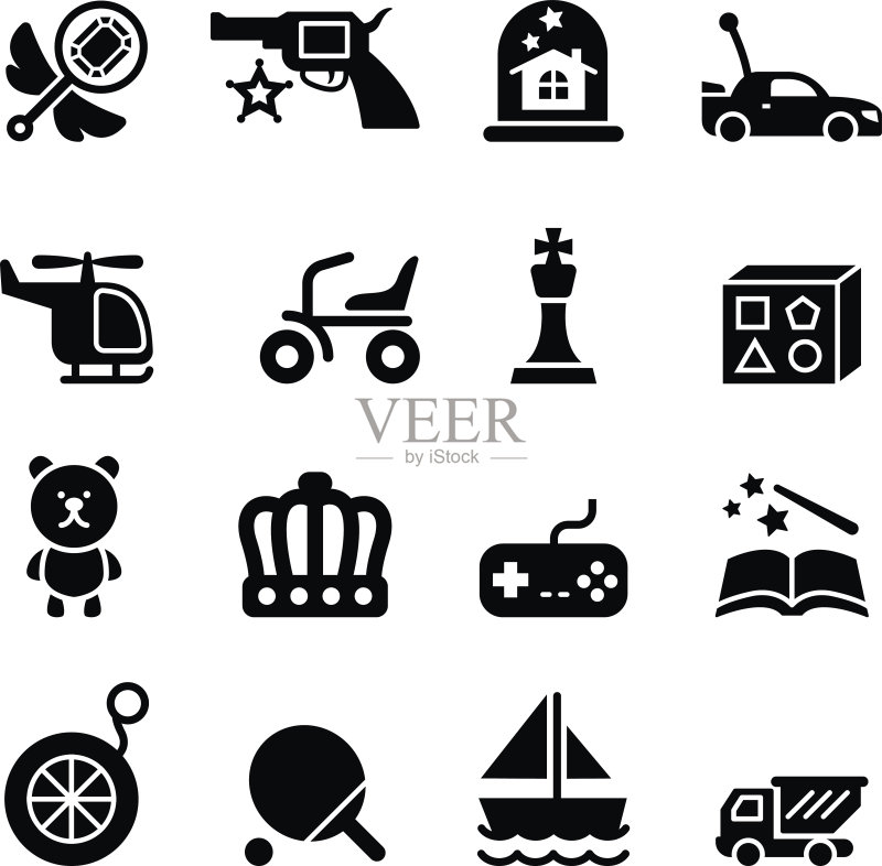 玩具图标图标素材