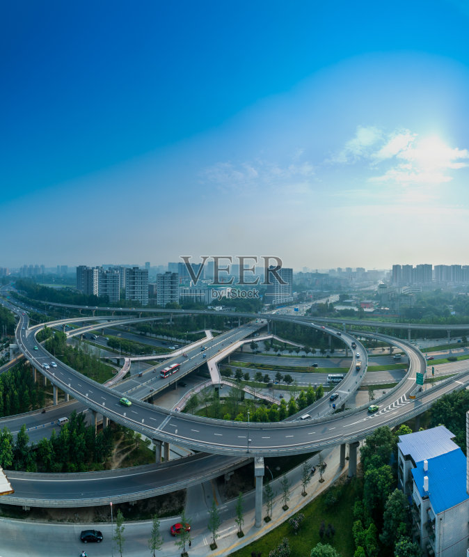 中国成都立交桥正版图片素材