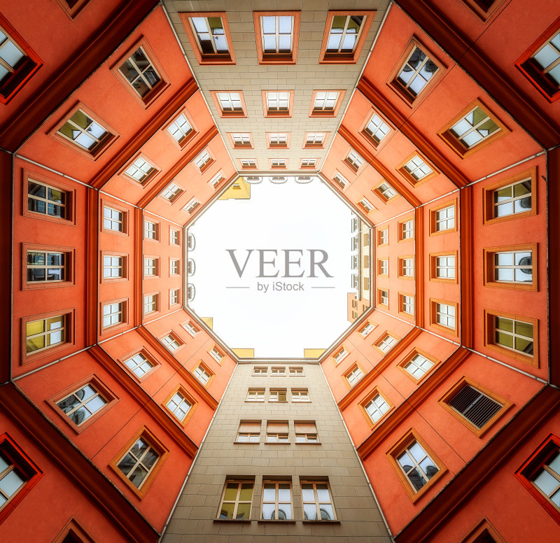 柏林八角形屋顶正版图片素材