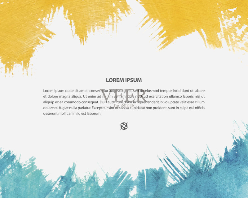 矢量水彩背景海报,卡片,横幅,宣传册设计。正版插画素材