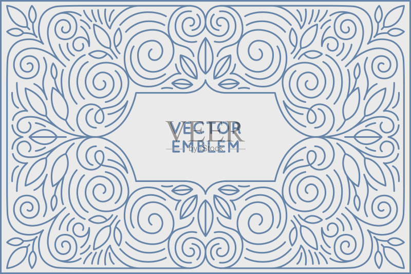 矢量海报设计模板和贺卡与复制空间正版插画素材