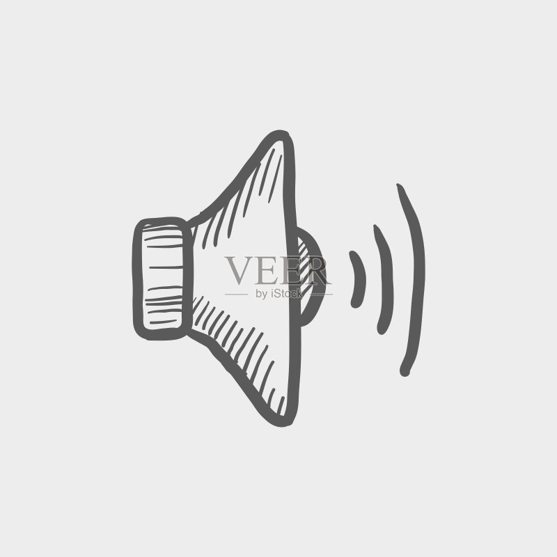 扬声器草图图标图标素材