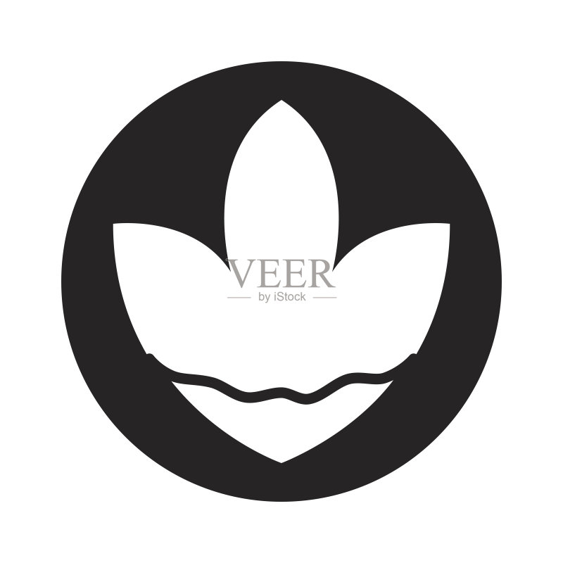 可爱的花卉自然图标图标素材
