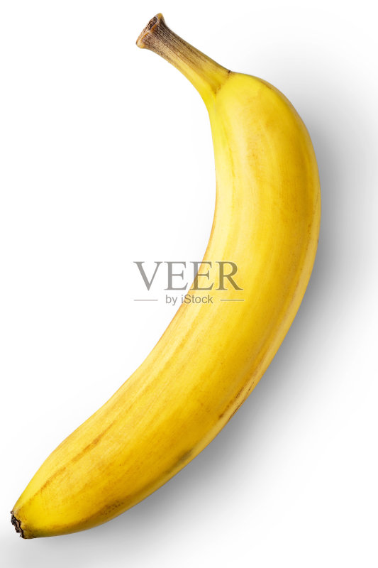 白色背景上的香蕉正版图片素材