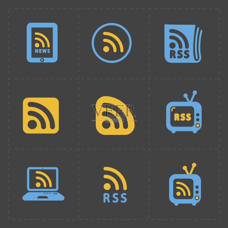 RSS标志图标图标素材