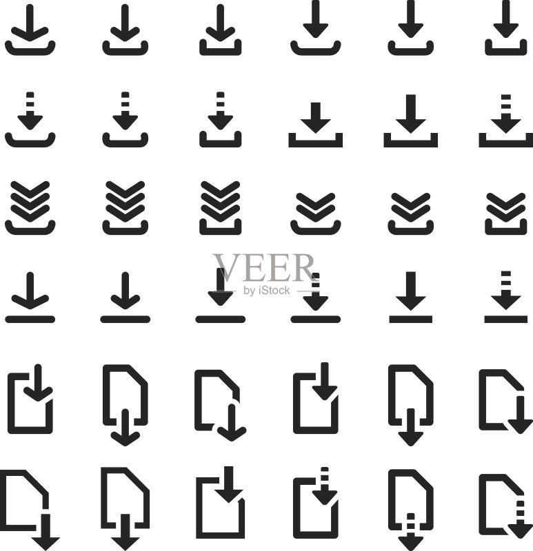 下载图标集矢量插画图标素材