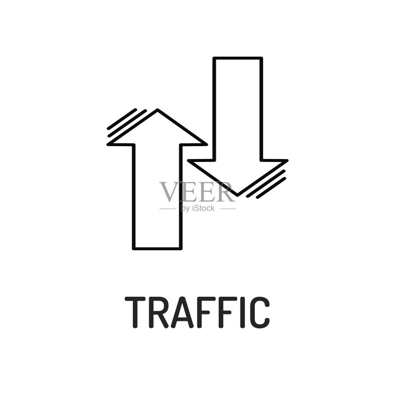 交通线路图标图标素材