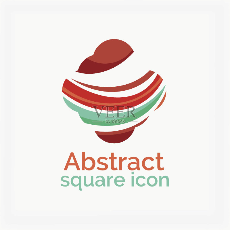 抽象对称几何形状商业图标图标素材