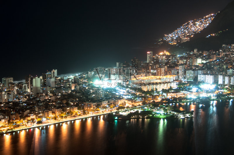 里约热内卢夜景正版图片素材