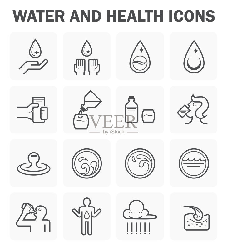 水图标图标素材