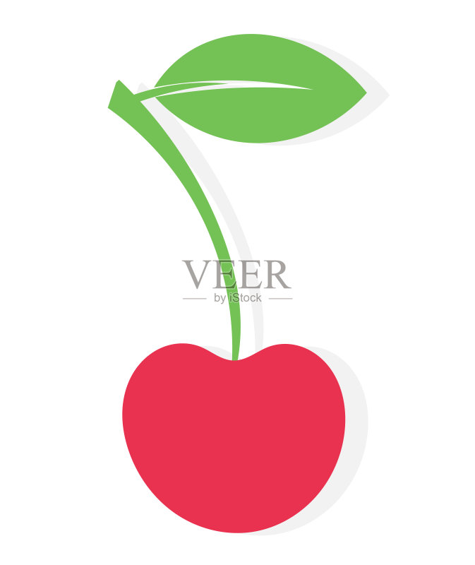 樱桃图标正版元素素材