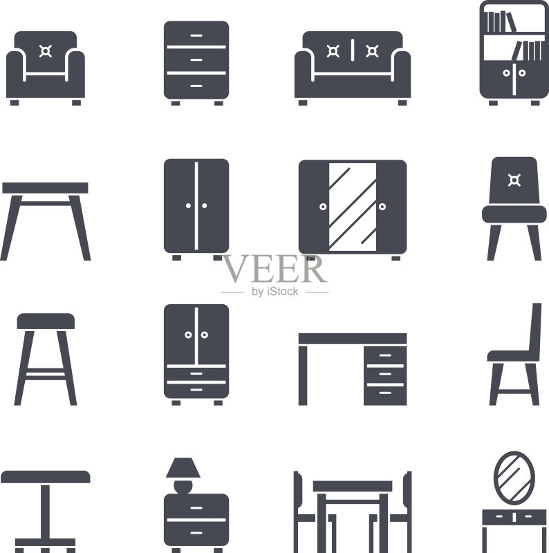 家具图标图标素材