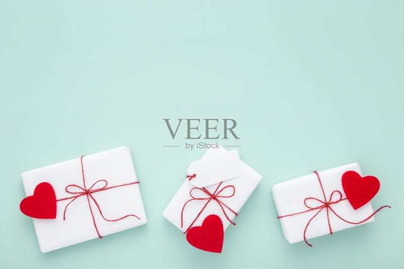 情人节作文:白色的礼盒,感动的心,拷贝的空间。正版图片素材