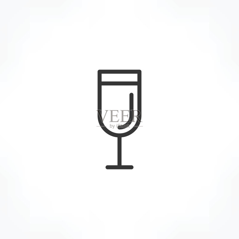 香槟酒杯图标图标素材