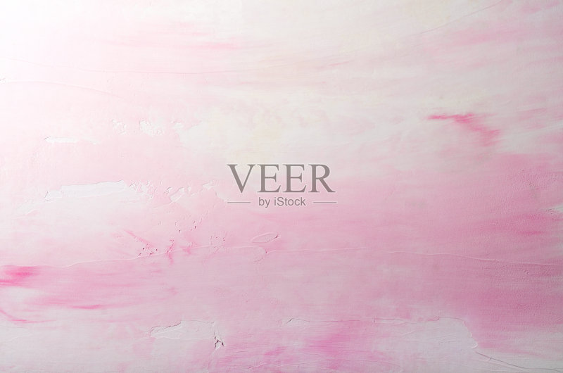 油漆墙,垃圾背景,粉色柔和的颜色。纹理背景下正版插画素材