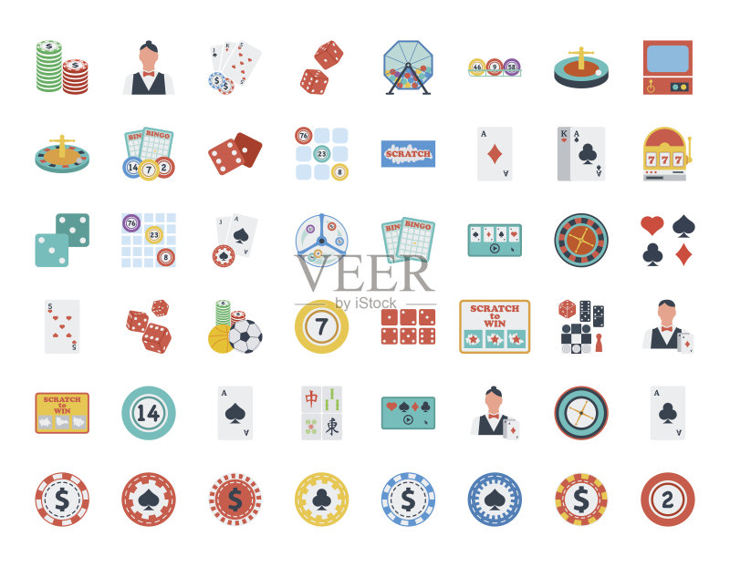 赌场图标图标素材