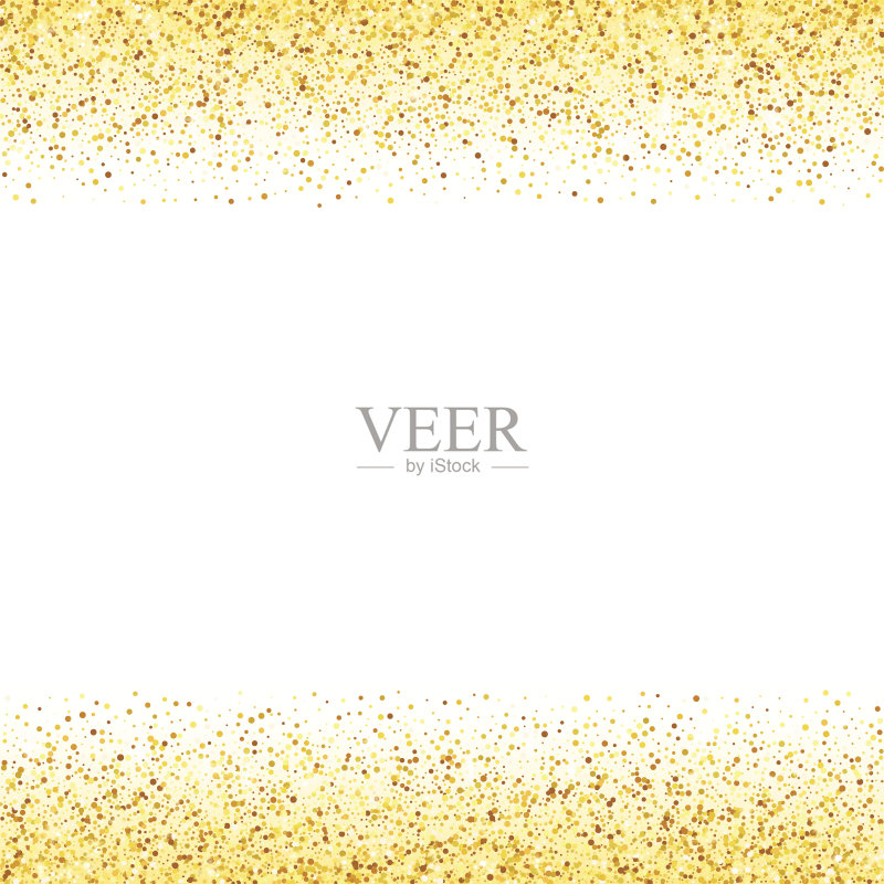 抽象矢量金粉星波背景正版插画素材