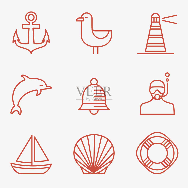 海洋图标图标素材