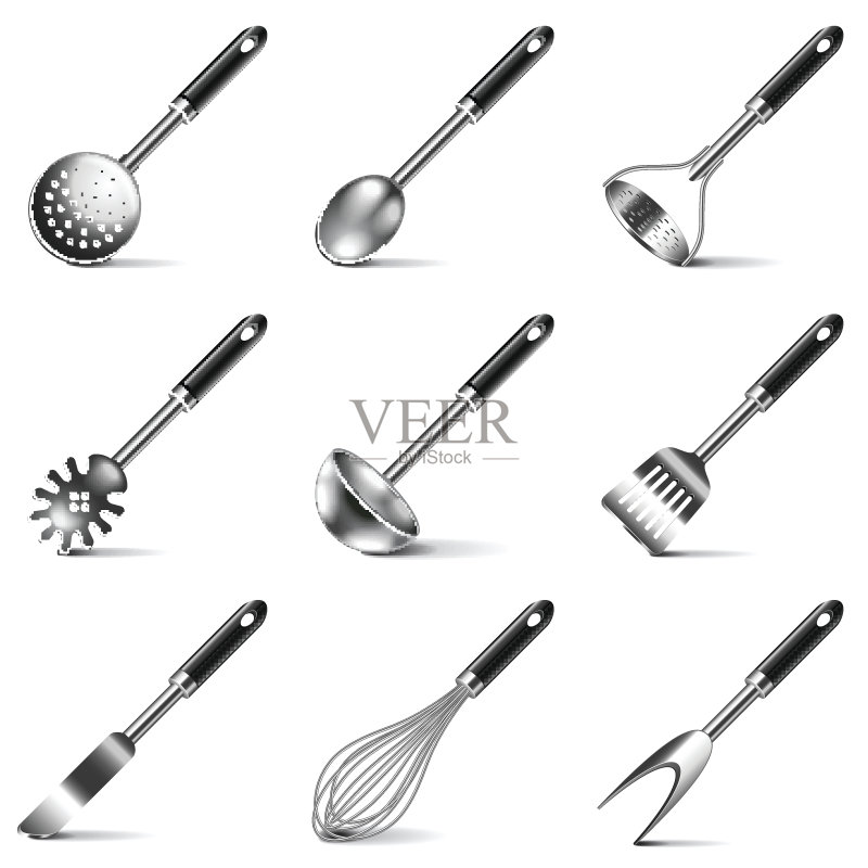 厨房用具图标矢量图图标素材