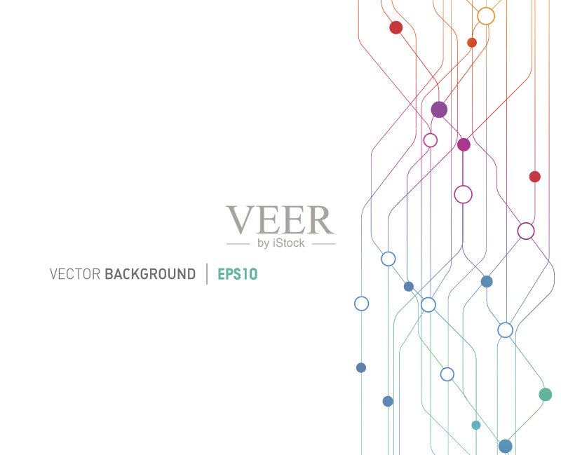 技术线路连接背景正版插画素材