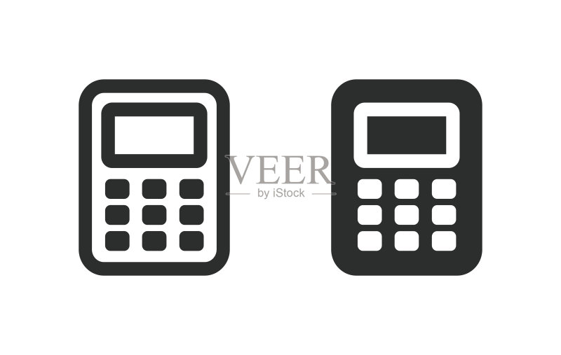 计算器矢量图标图标素材
