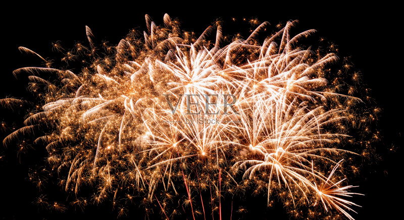 英国盖伊·福克斯之夜燃放烟花正版图片素材
