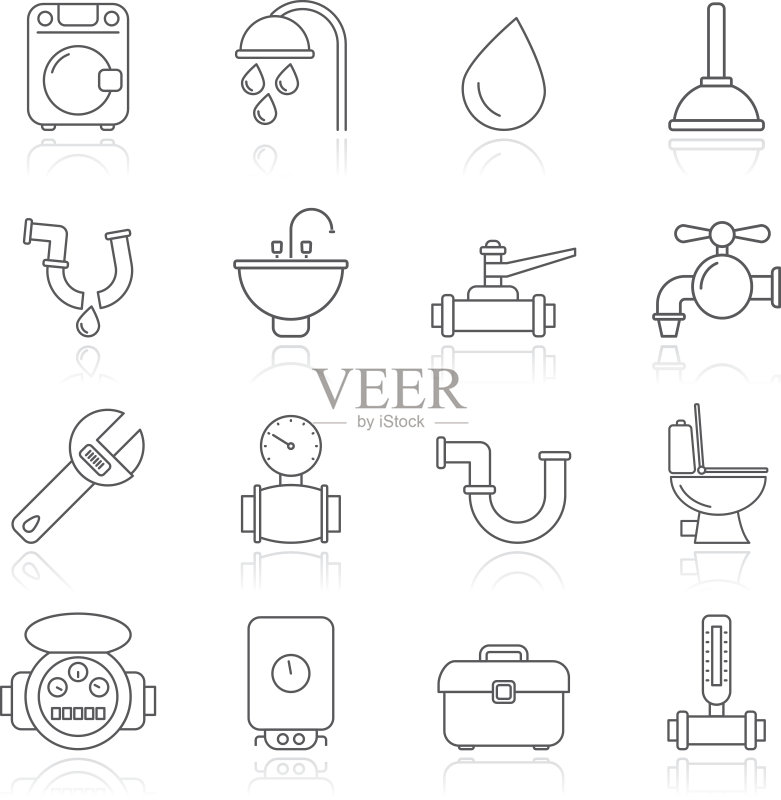 管道工具图标图标素材