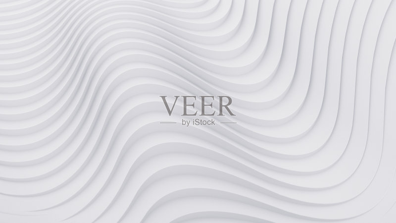 波段抽象背景表面三维渲染正版插画素材