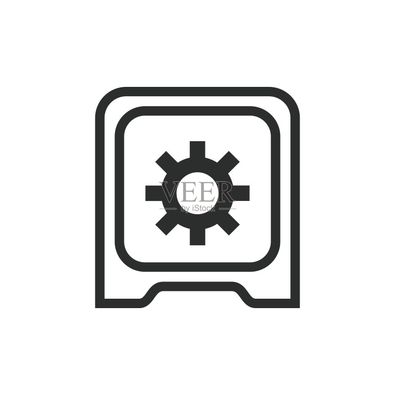 保险箱矢量图标图标素材