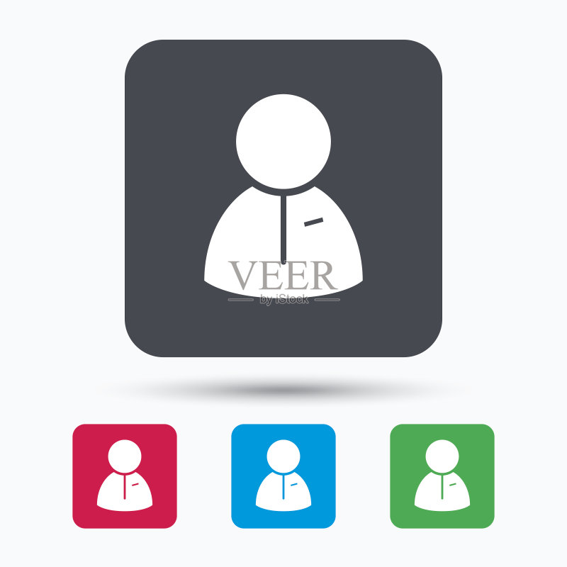 用户图标:人物标志图标素材