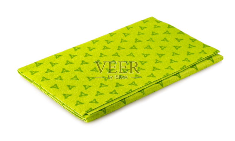 白色背景上的厨房毛巾正版图片素材