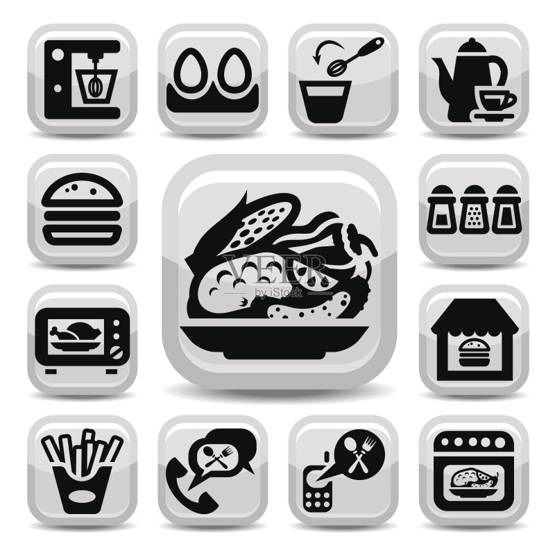食品和厨房图标图标素材