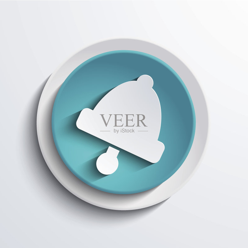 蓝色圆形图标Web元素矢量图图标素材